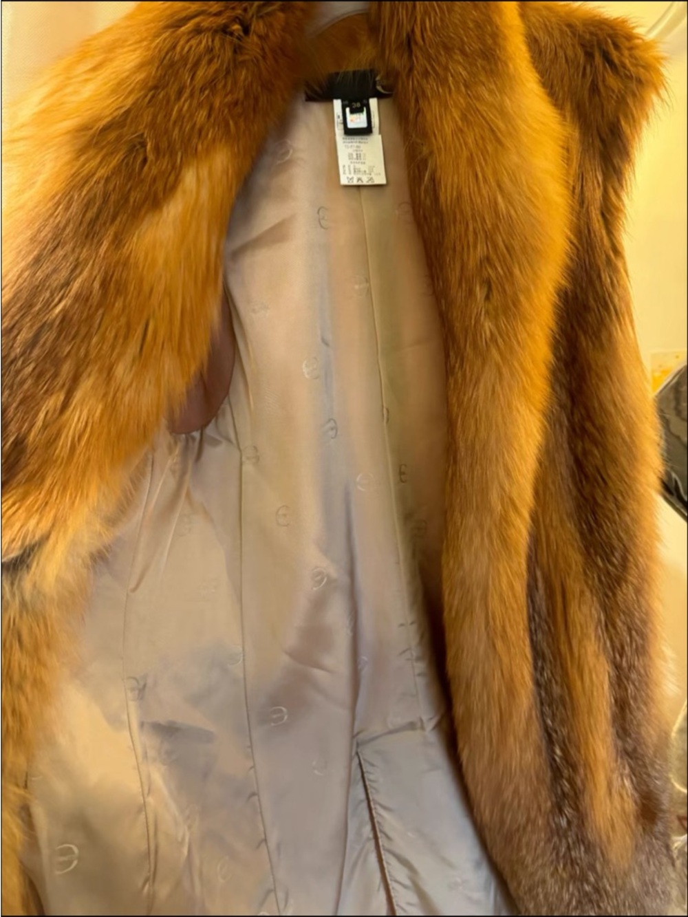 Robert Cavalli Red Fox Fur Vest - Rich Amber Tone - Picture 8 of 9